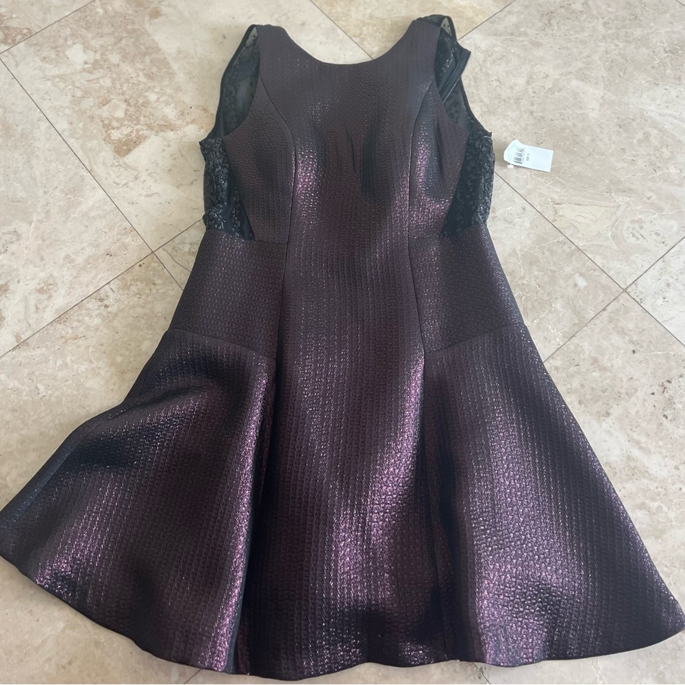 Women’s Phoebe Couture Bronze Party Dress with Mesh Back Size10